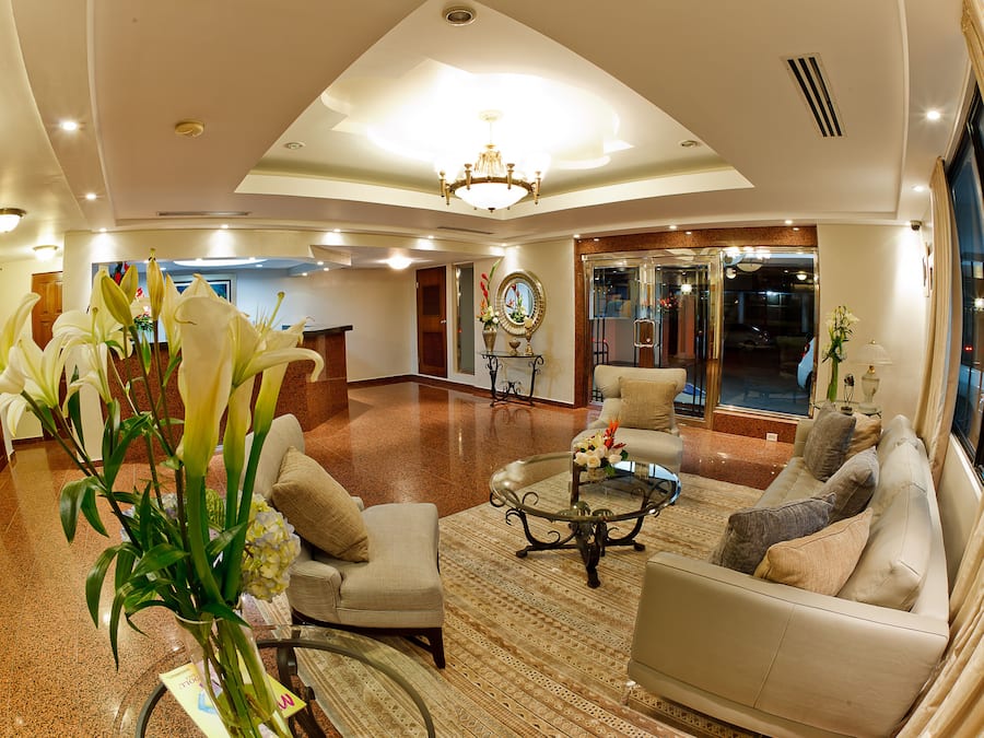 Sala de estar en el lobby