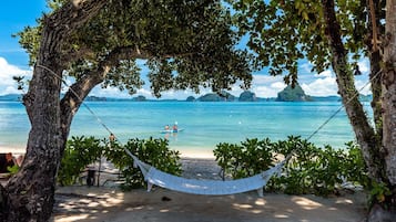 Private beach, kayaking