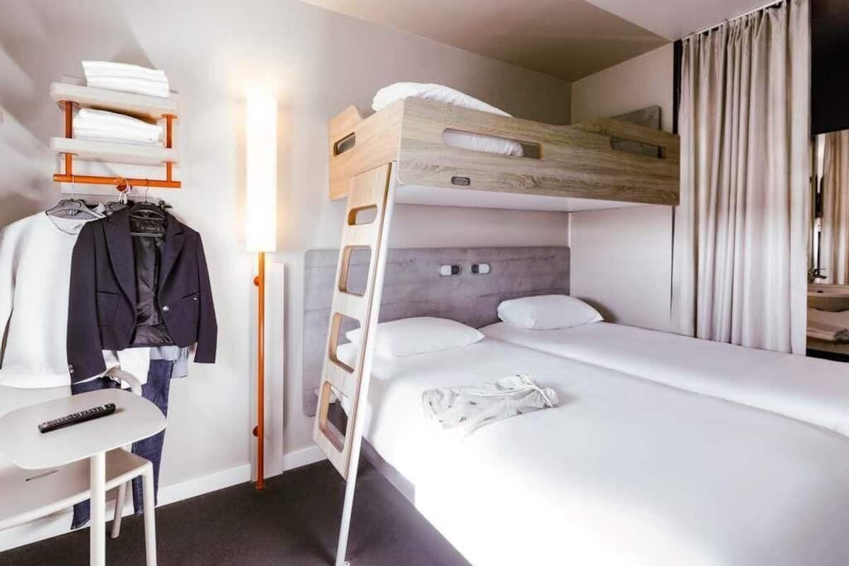 Standard Room, Multiple Beds | Select Comfort beds, desk, laptop workspace, soundproofing