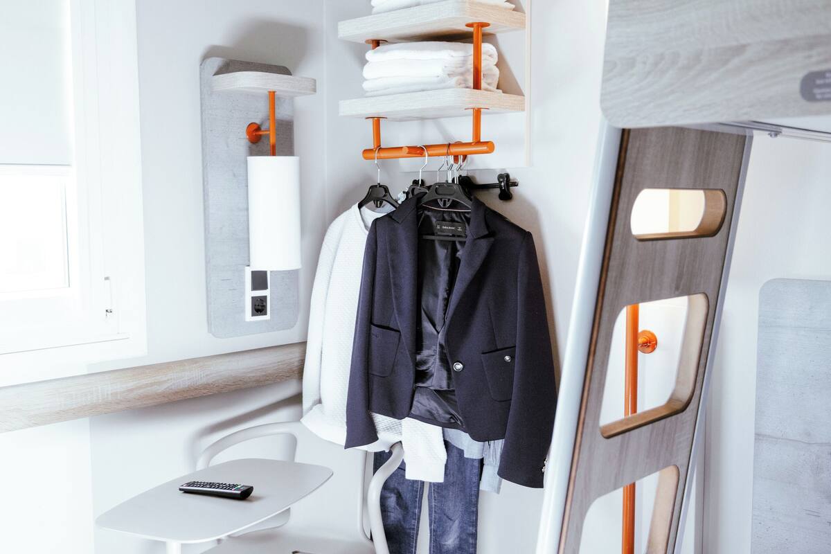 family room, 2 double beds | select comfort beds, desk, laptop workspace, soundproofing