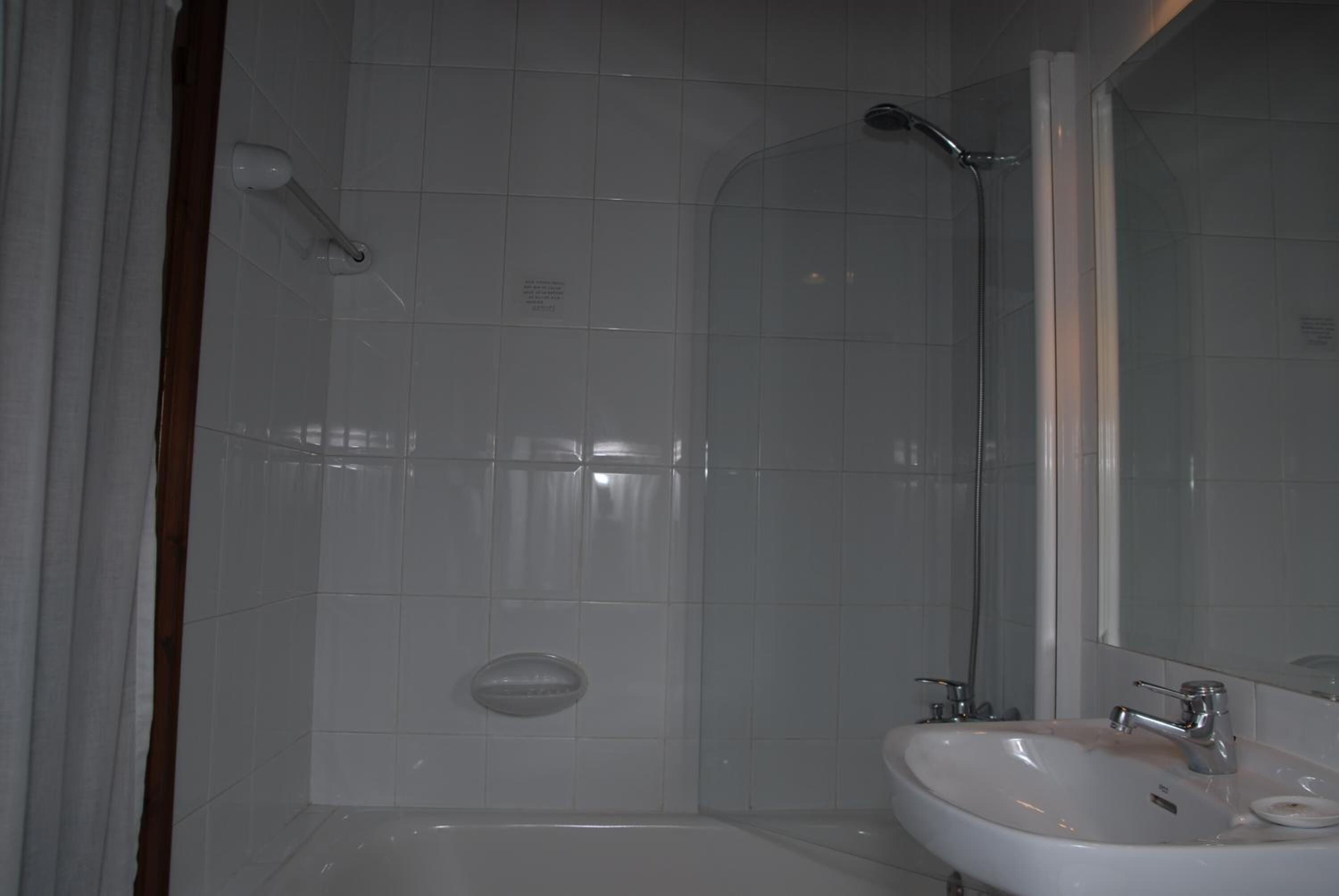 free toiletries, hair dryer, towels