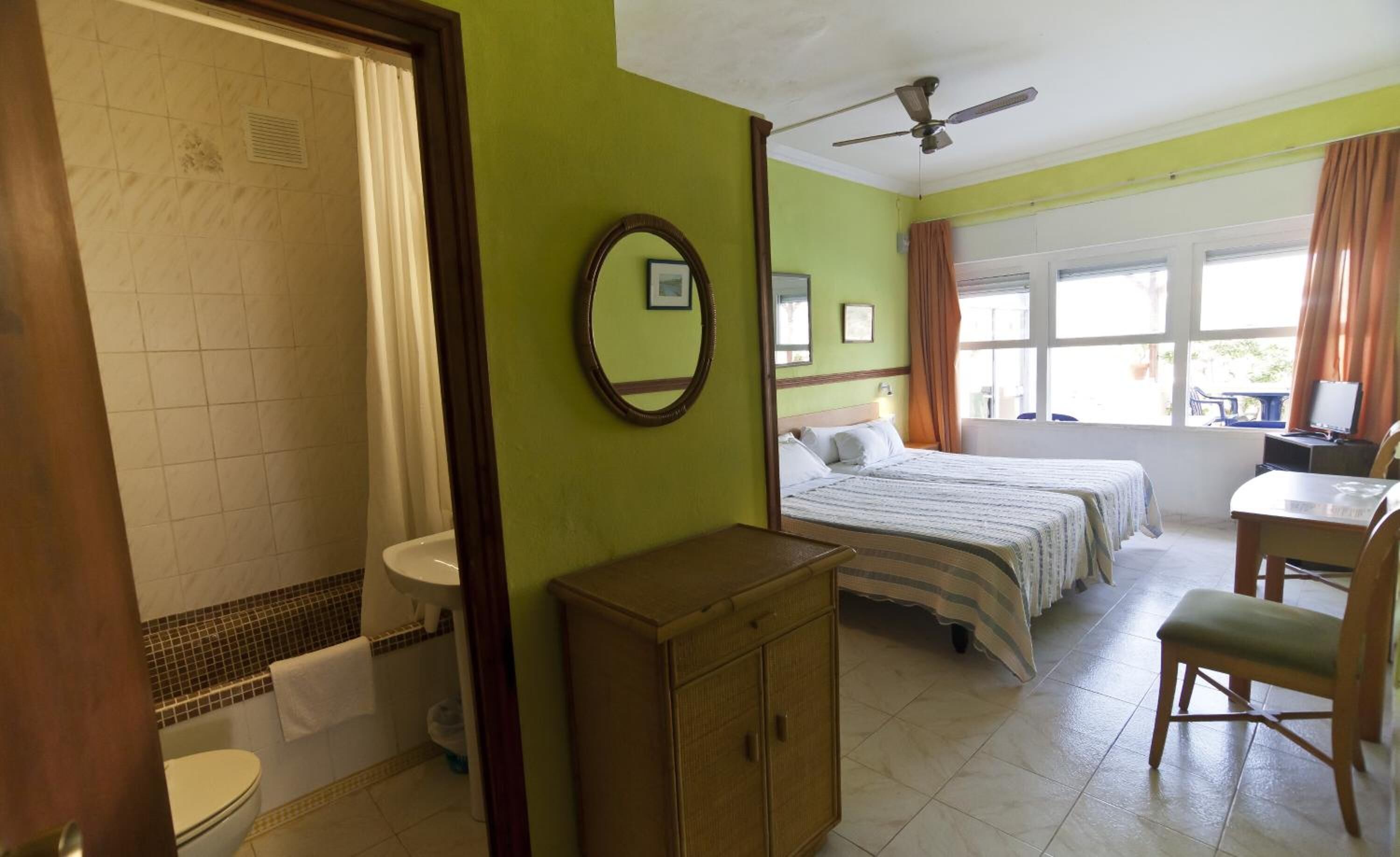 in-room safe, desk, blackout curtains, free cots/infant beds