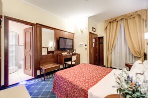 Ropa de cama de alta calidad y minibar