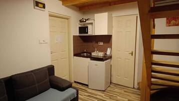 Monolocale Deluxe (Kertesz utca 4) | Una cassaforte in camera, culle/letti per bambini (a pagamento)