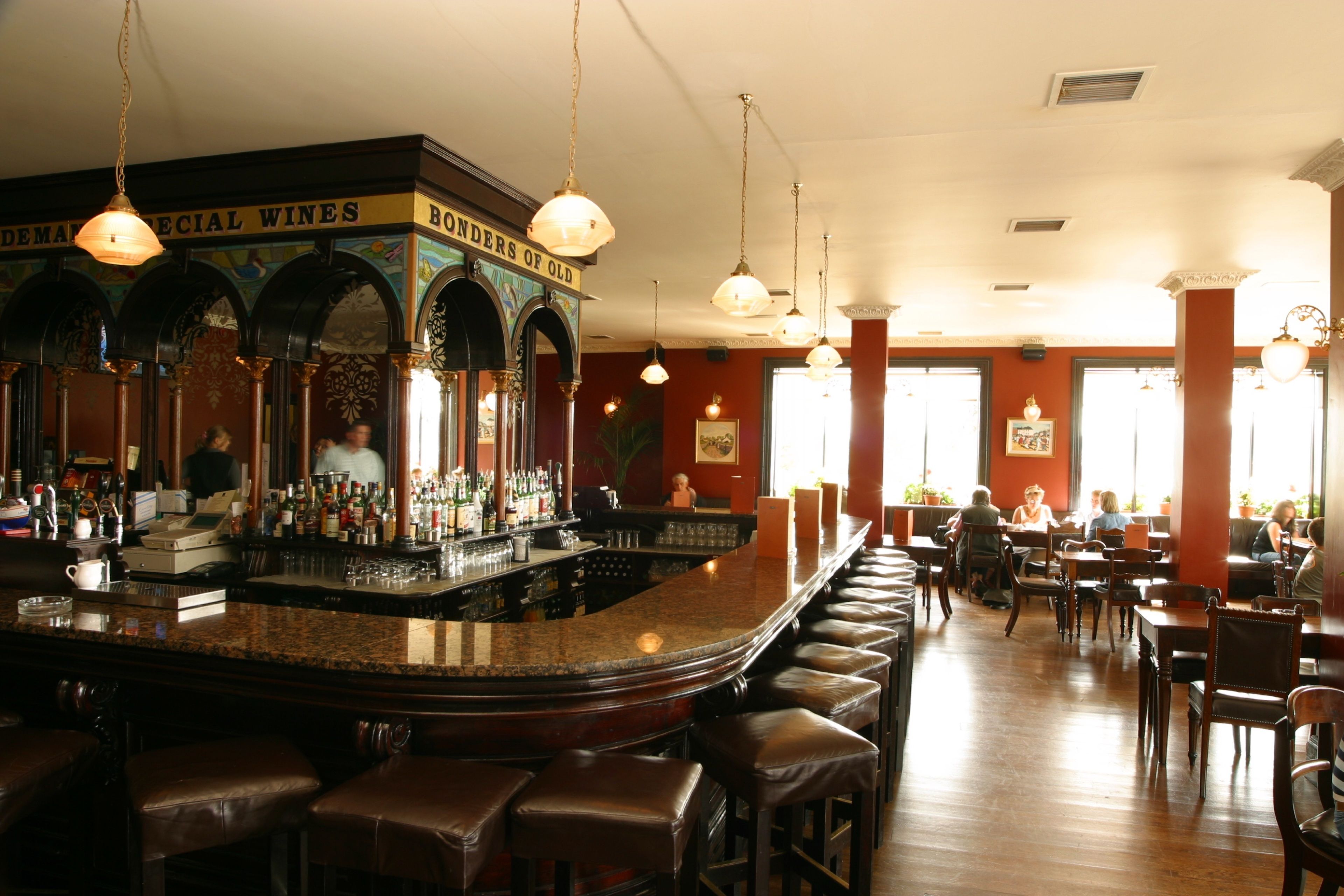 lunch and dinner served, al fresco dining