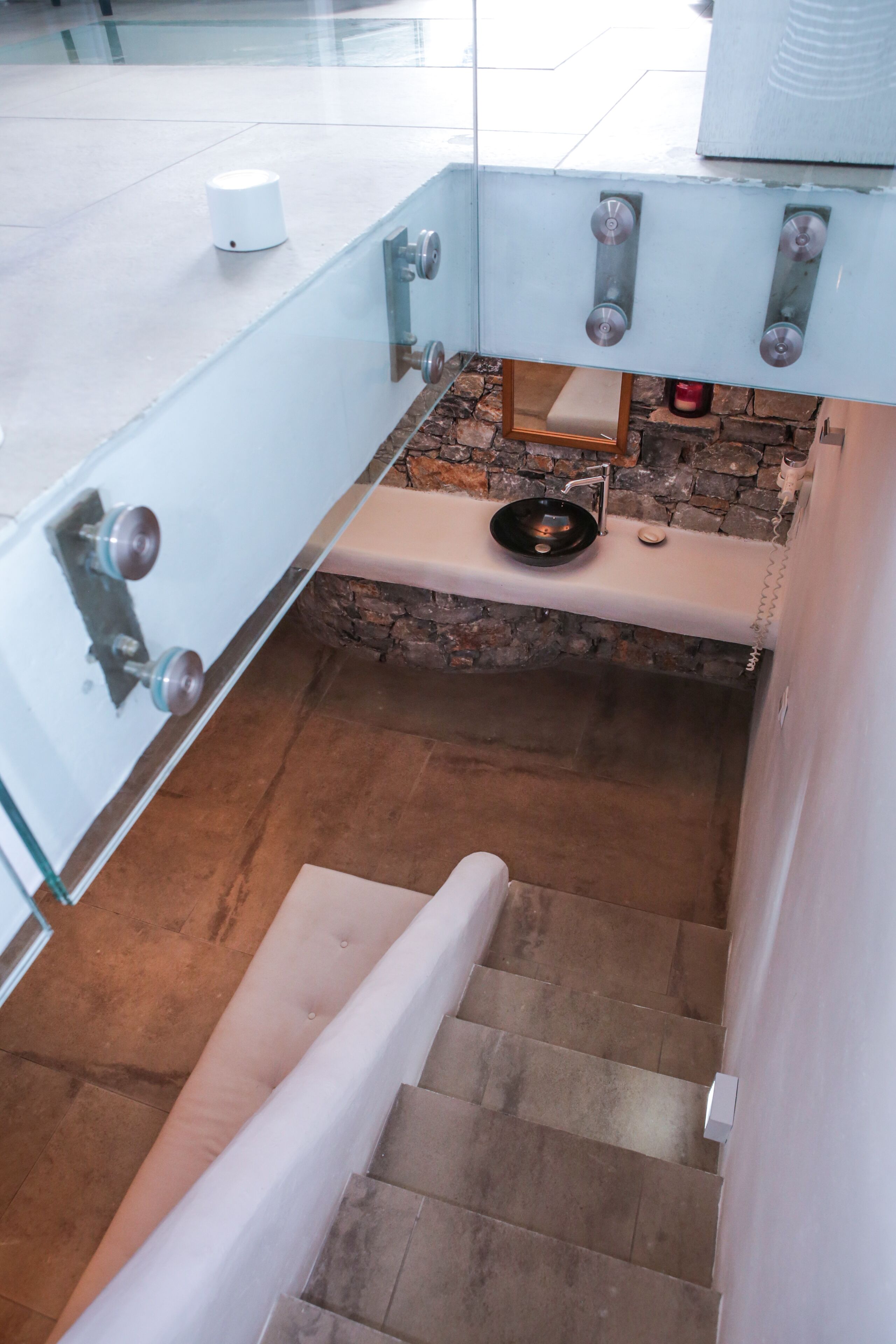 superior suite, sea view | bathroom | free toiletries, hair dryer, bathrobes, slippers