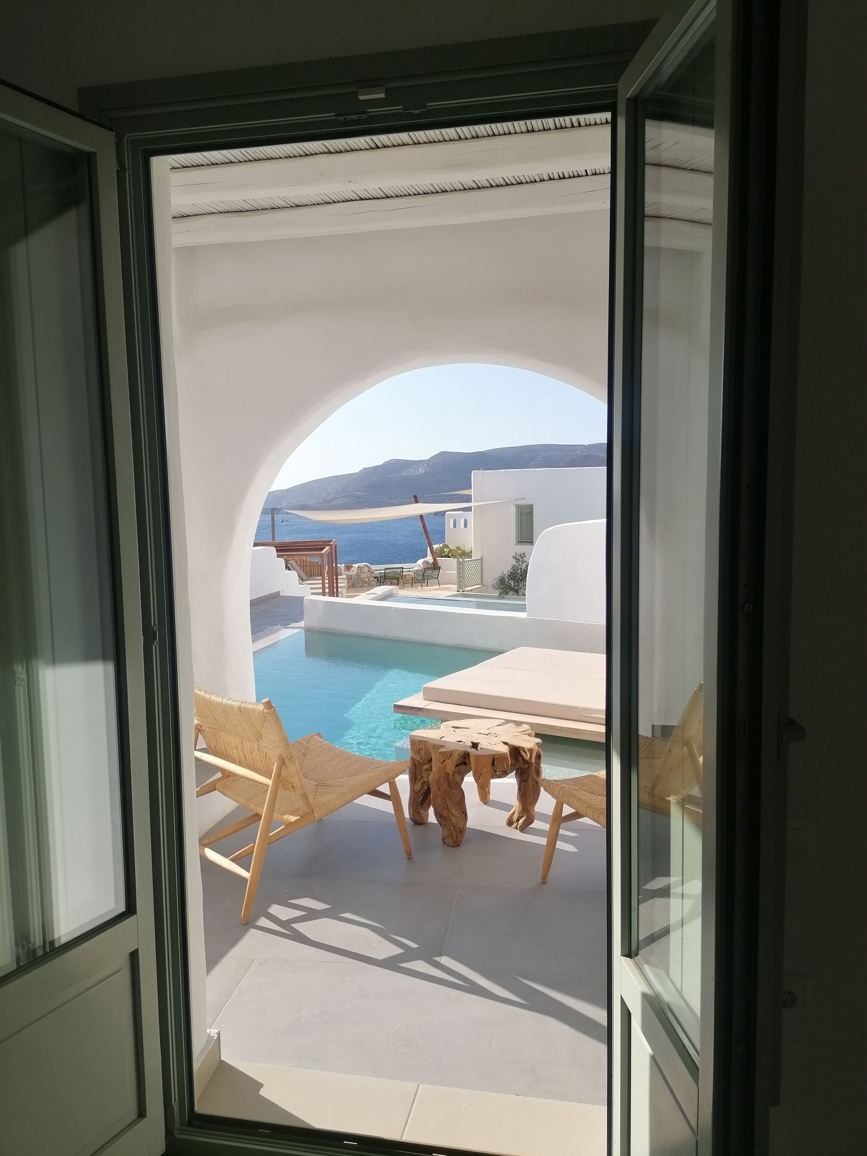 grand suite, private pool, sea view | terrace/patio