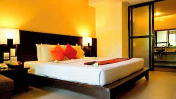 1 habitación, caja de seguridad en la habitación y cortinas blackout