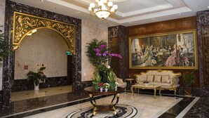 Sitteområde i lobbyen