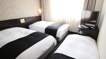 Premium bedding, down comforters, desk, iron/ironing board