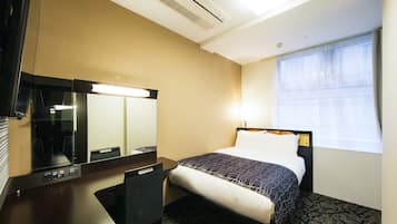 Desk, blackout drapes, iron/ironing board, WiFi