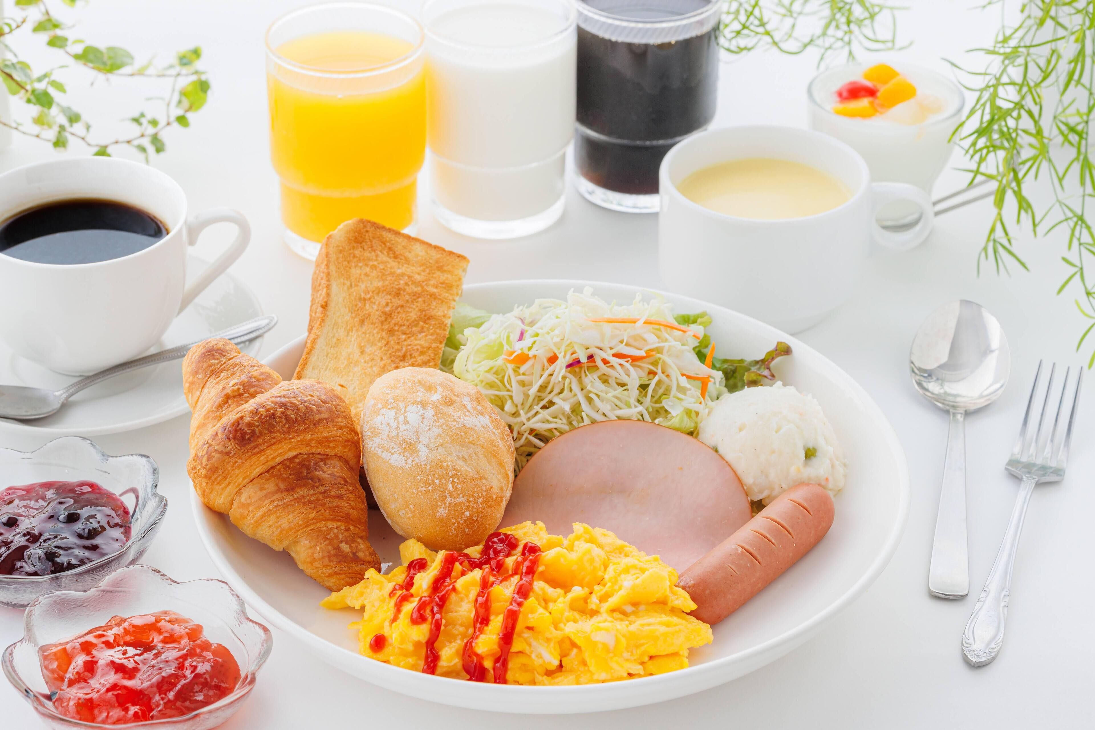 朝食ビュッフェ