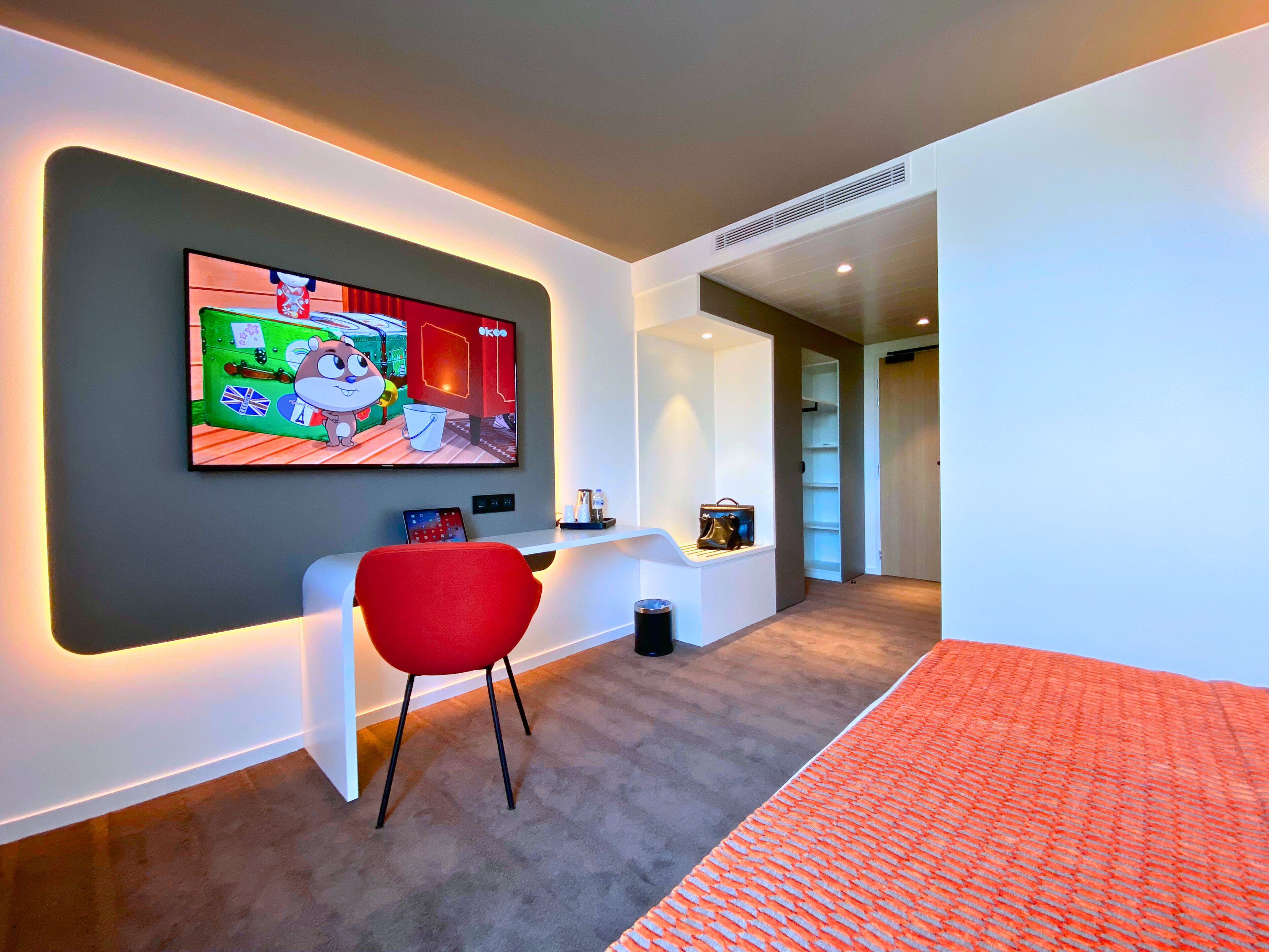 superior room | premium bedding, desk, blackout curtains, soundproofing