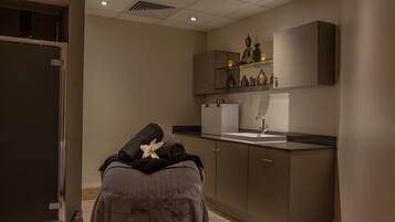 Sauna seca, sauna a vapor, tratamentos corporais, aromaterapia