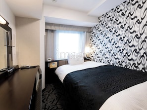 Kamar Single Standar, 1 kamar tidur, Bebas Asap Rokok | Selimut bulu angsa, meja kerja, tirai kedap cahaya, dan Wi-Fi gratis