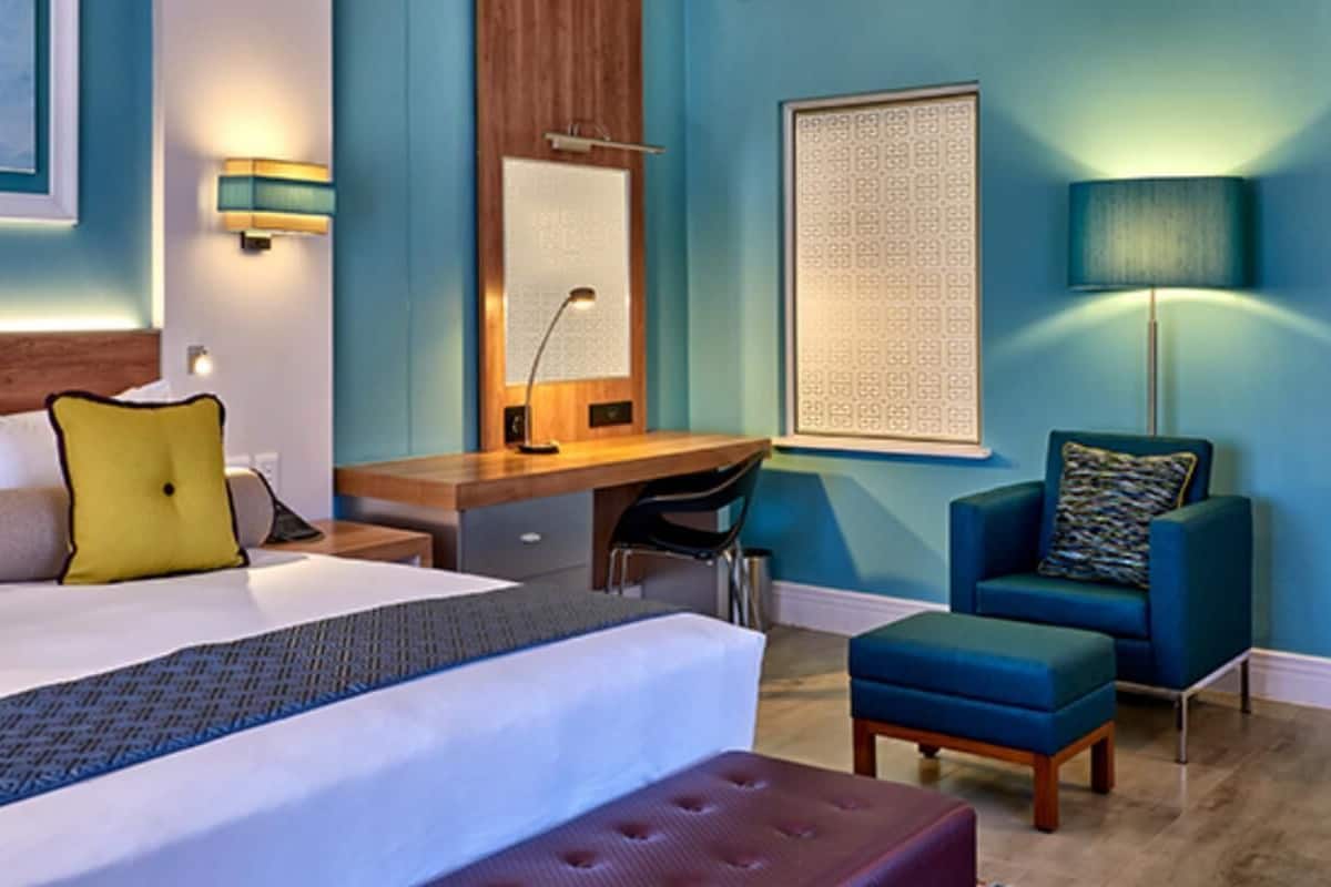 premium bedding, memory-foam beds, in-room safe, desk