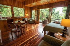 Family Suite, 1 Bedroom, Balcony, Mountain View | Living area