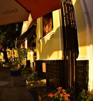 A szálláshely bejárata