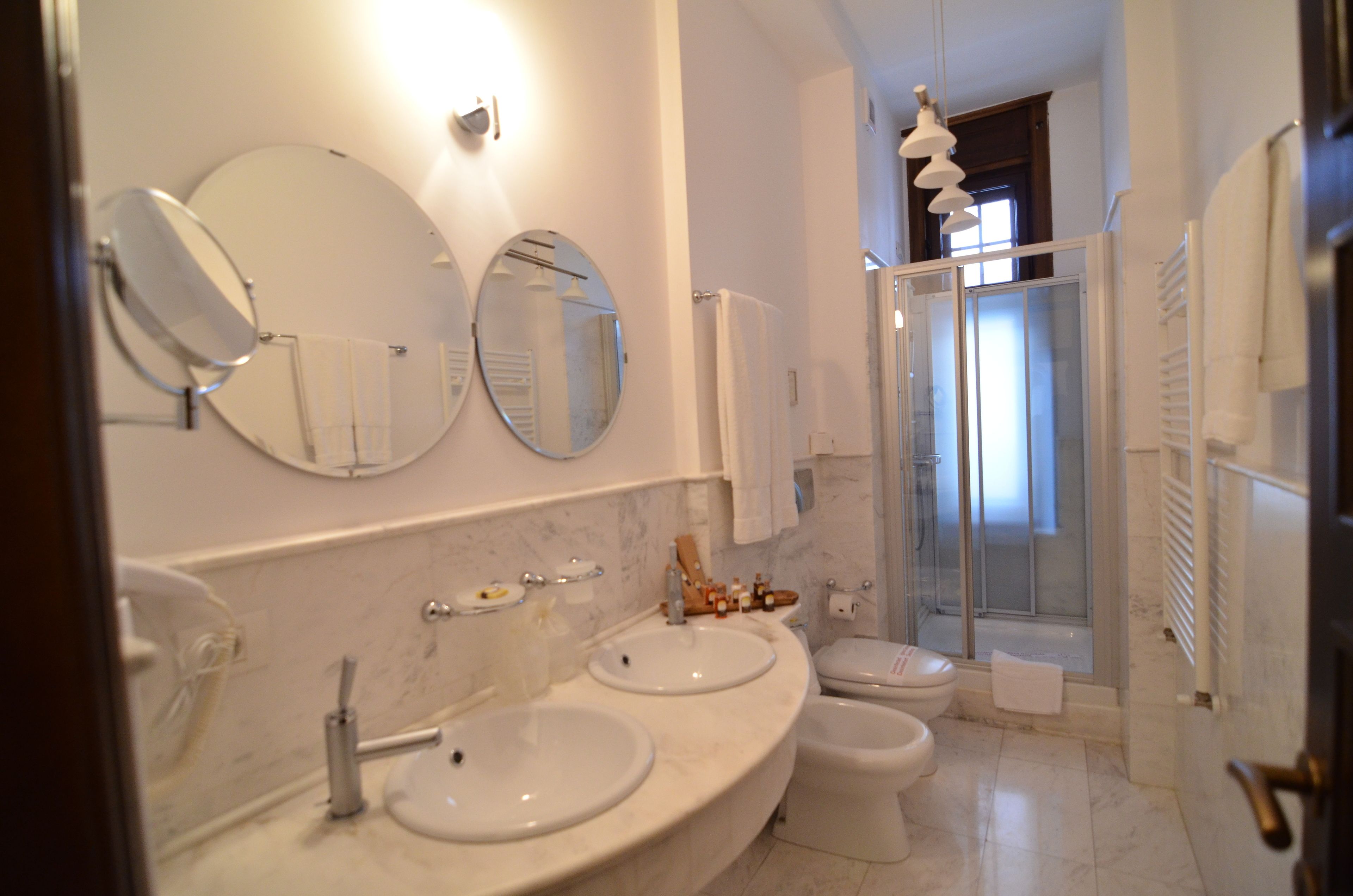 superior double room, 1 queen bed | bathroom | designer toiletries, hair dryer, bathrobes, slippers