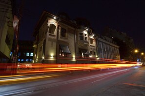 Front of property – evening/night