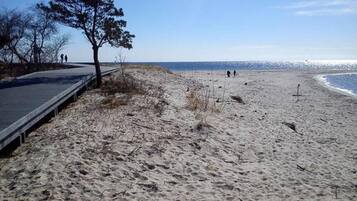 Vlak bij het strand