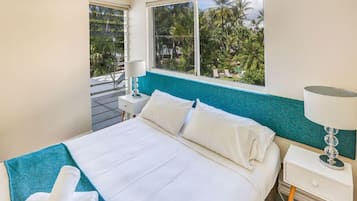 Ocean View One Bedroom Apartment - No Pets | 1 bedroom, blackout curtains, iron/ironing board, bed sheets