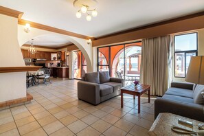 Living area - Hotel Palmas De Cortez (Los Barriles)