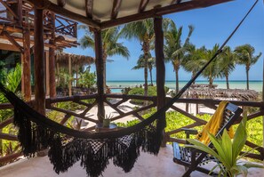 Bungalow Arena, 2 Queen Beds | Terrace/patio - Hotel Villas Flamingos (Isla Holbox)