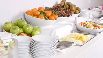 Daily buffet breakfast (EUR 23 per person)