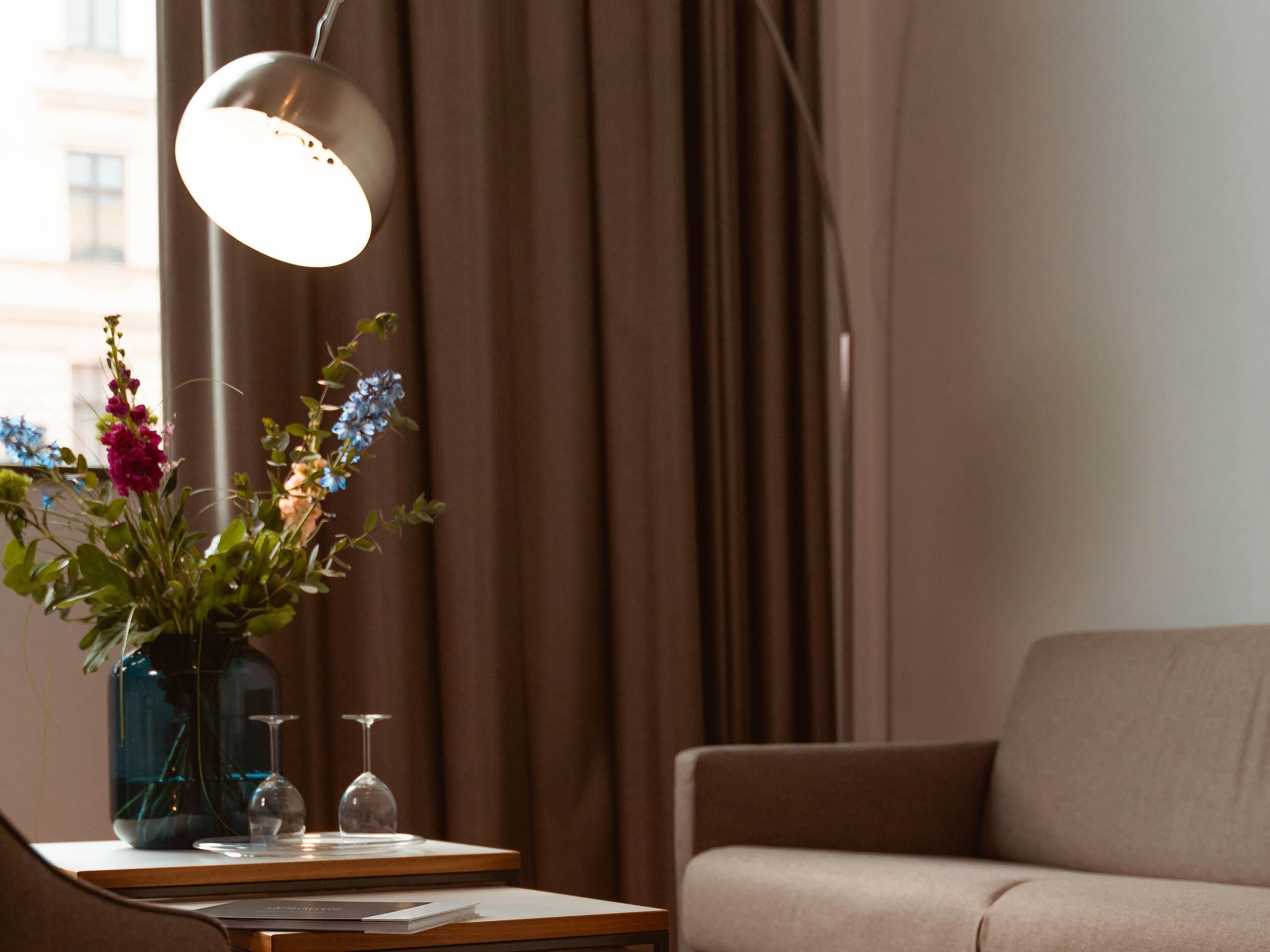 Suite supérieure, 1 grand lit et 1 canapé-lit | Literie hypoallergénique, coffre-fort pour ordinateur portable