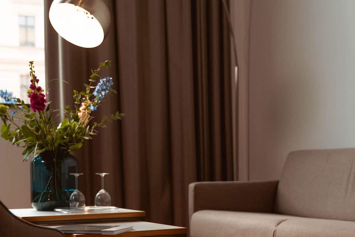 Suite supérieure, 1 grand lit et 1 canapé-lit | Literie hypoallergénique, coffre-fort pour ordinateur portable