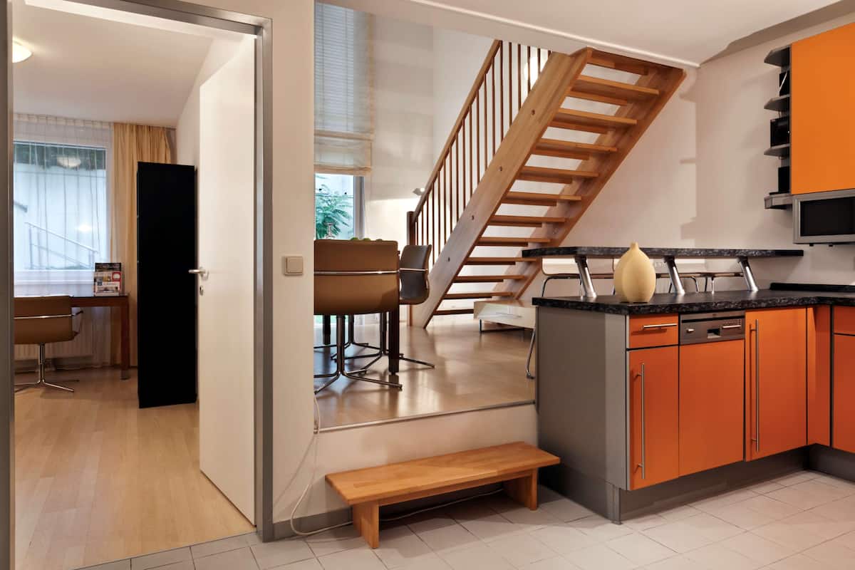 Duplex, 2 quartos | 1 quarto, roupas de cama antialérgicas, cofres nos quartos