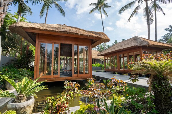 Majoituspaikan julkisivu