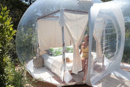 Panoramic Tent, 1 Bedroom, Private Bathroom, Lake View | Garden view. Villaggio La Pescaccia