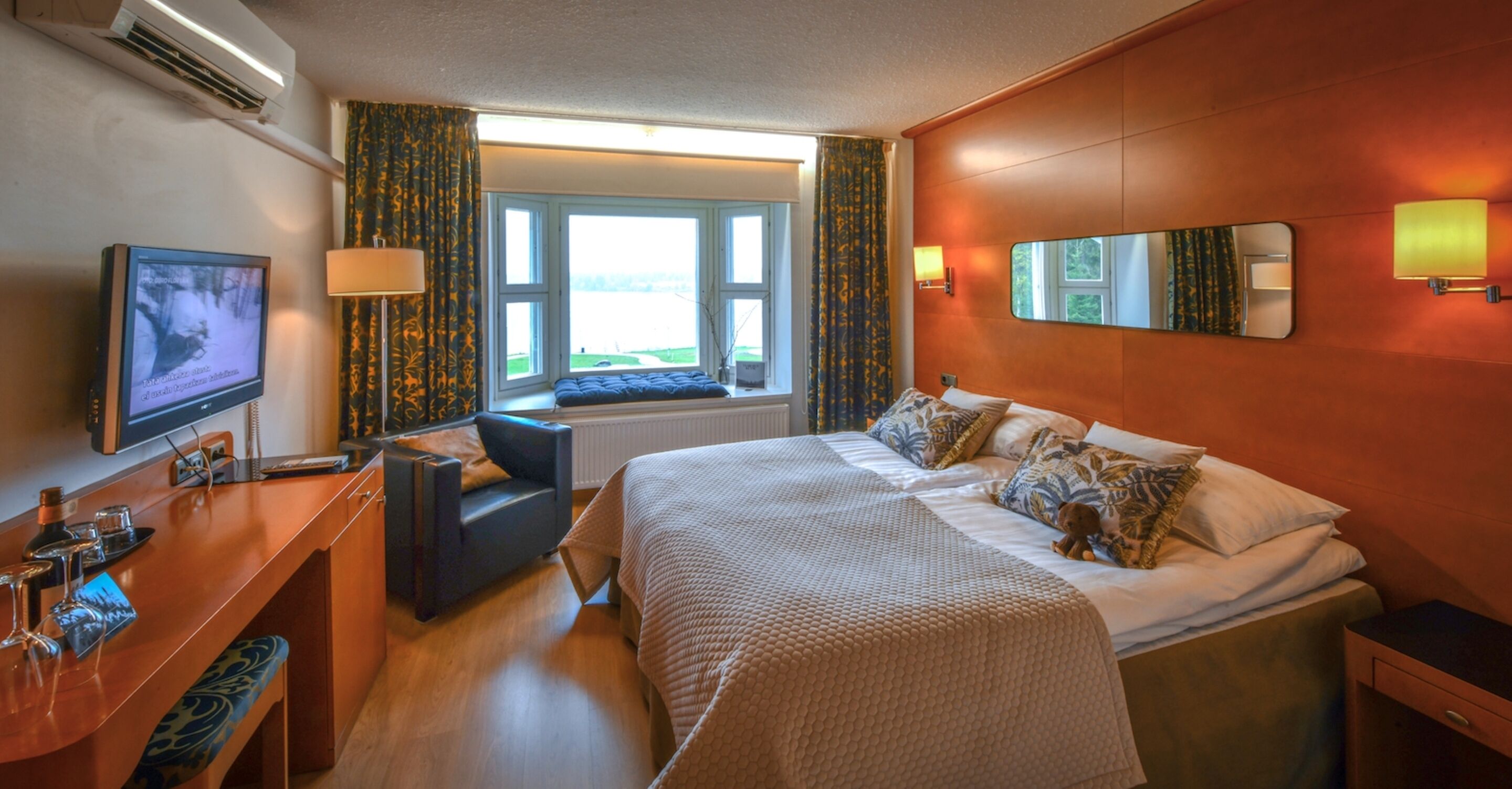 Draps en coton égyptien, literie de qualité supérieure, minibar