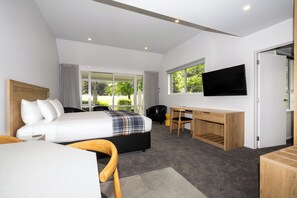One Bedroom Family | Premium bedding, blackout curtains, soundproofing, iron/ironing board