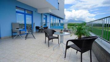 Double Room, Balcony | Minibar, desk, laptop workspace, blackout curtains