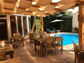 Breakfast, lunch, dinner served; international cuisine  - Lodge Des Almadies (Dakar)