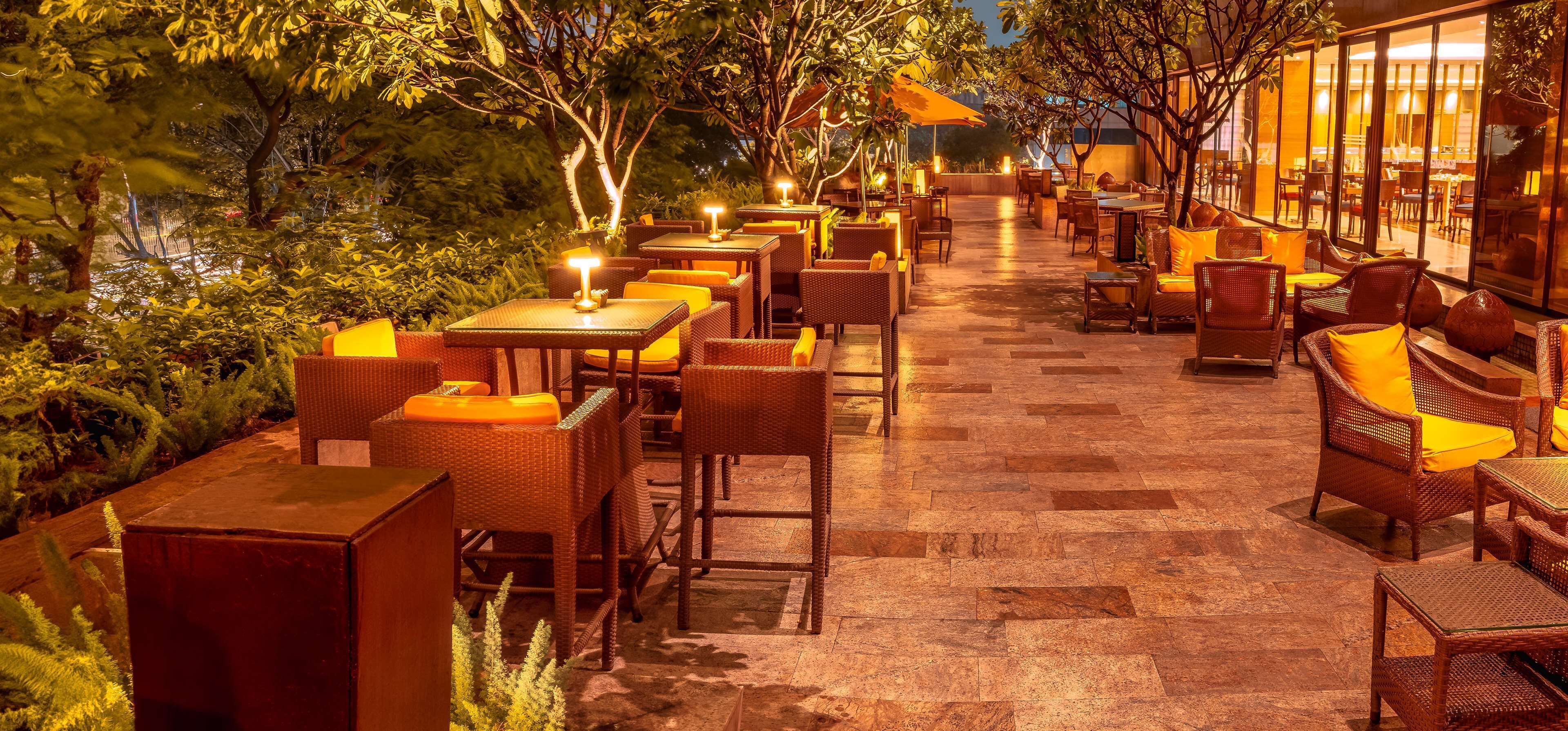 4 restaurants, breakfast, lunch, dinner served; indian cuisine