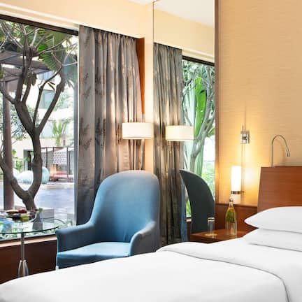 Room, 1 King Bed, Pool View | View from room