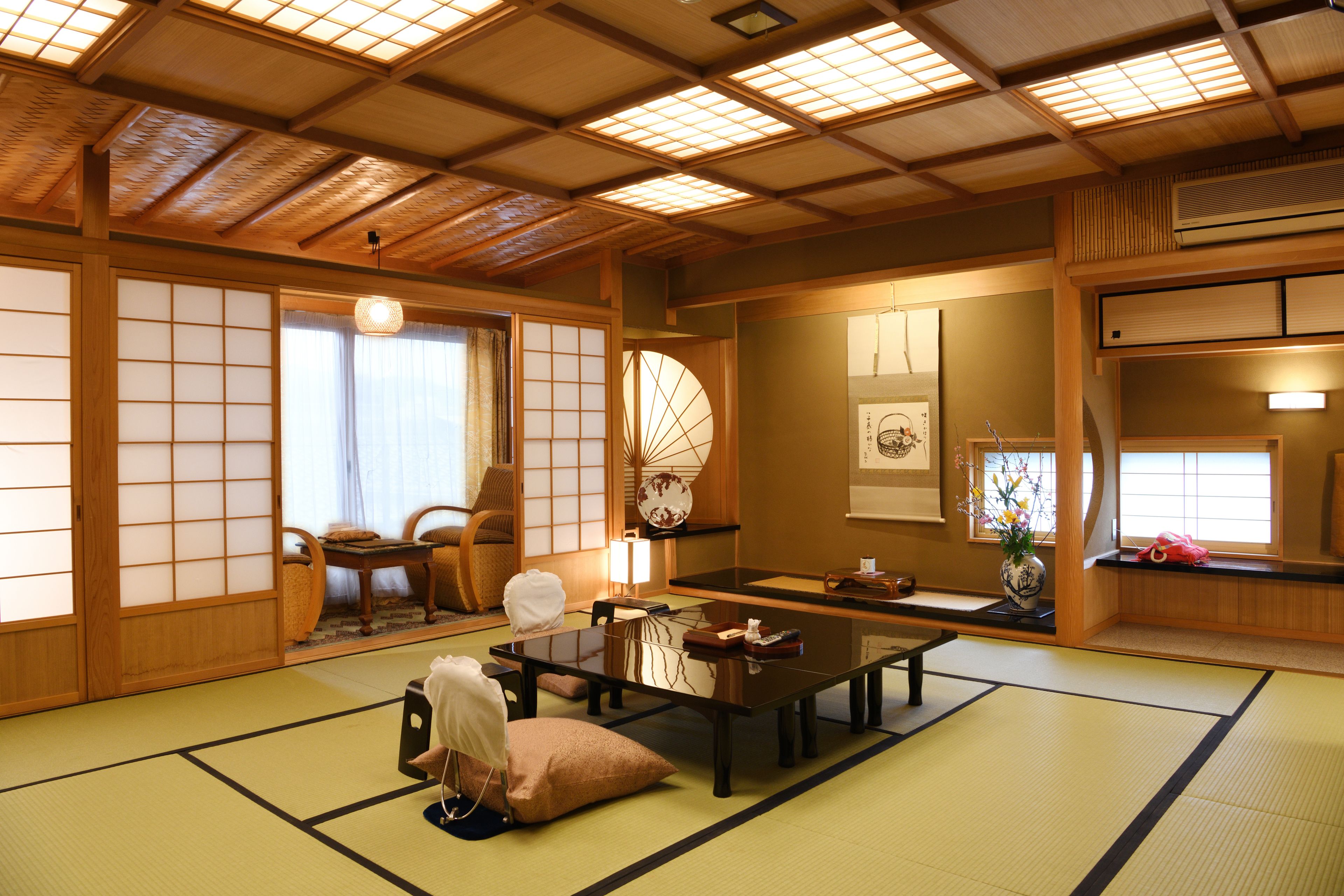 Family Room 12 Tatami Mats with Twin Bed Room | Down duvets, in-room safe, individually decorated