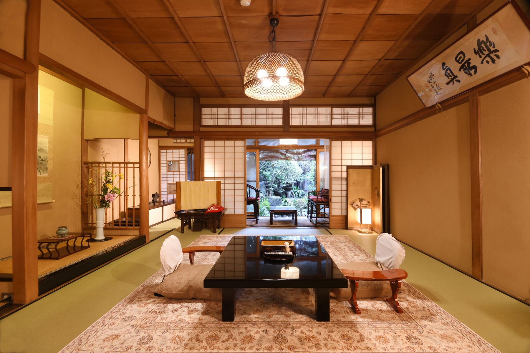 Luxury Room, Multiple Beds, Private Bathroom, Garden View (10+4 Tatami Mats) | Down comforters, in-room safe, WiFi (free), individually decorated