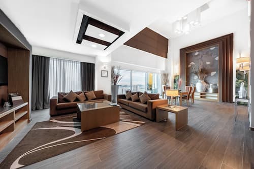Cobertura (In the heart of the City) | Frigobar, cofres nos quartos, escrivaninha