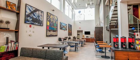 Free daily buffet breakfast