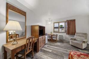 Room, 1 King Bed | Desk, blackout drapes, iron/ironing board, free WiFi - Executive Inn Cass City (Cass City)