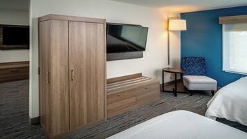 Suite, 2 Queen Beds (Additional Living Area) | In-room safe, desk, blackout curtains, iron/ironing board