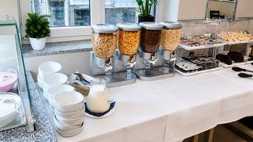 Frokostbuffé er inkludert hver dag