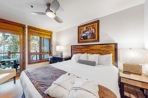 Lejlighed - 2 soveværelser | Premium-sengetøj, pengeskab på værelset, individuel indretning