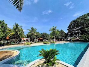 3 outdoor pools, pool umbrellas, sun loungers - Estella Phuket Mai Khao Beach Resort (Mai Khao)