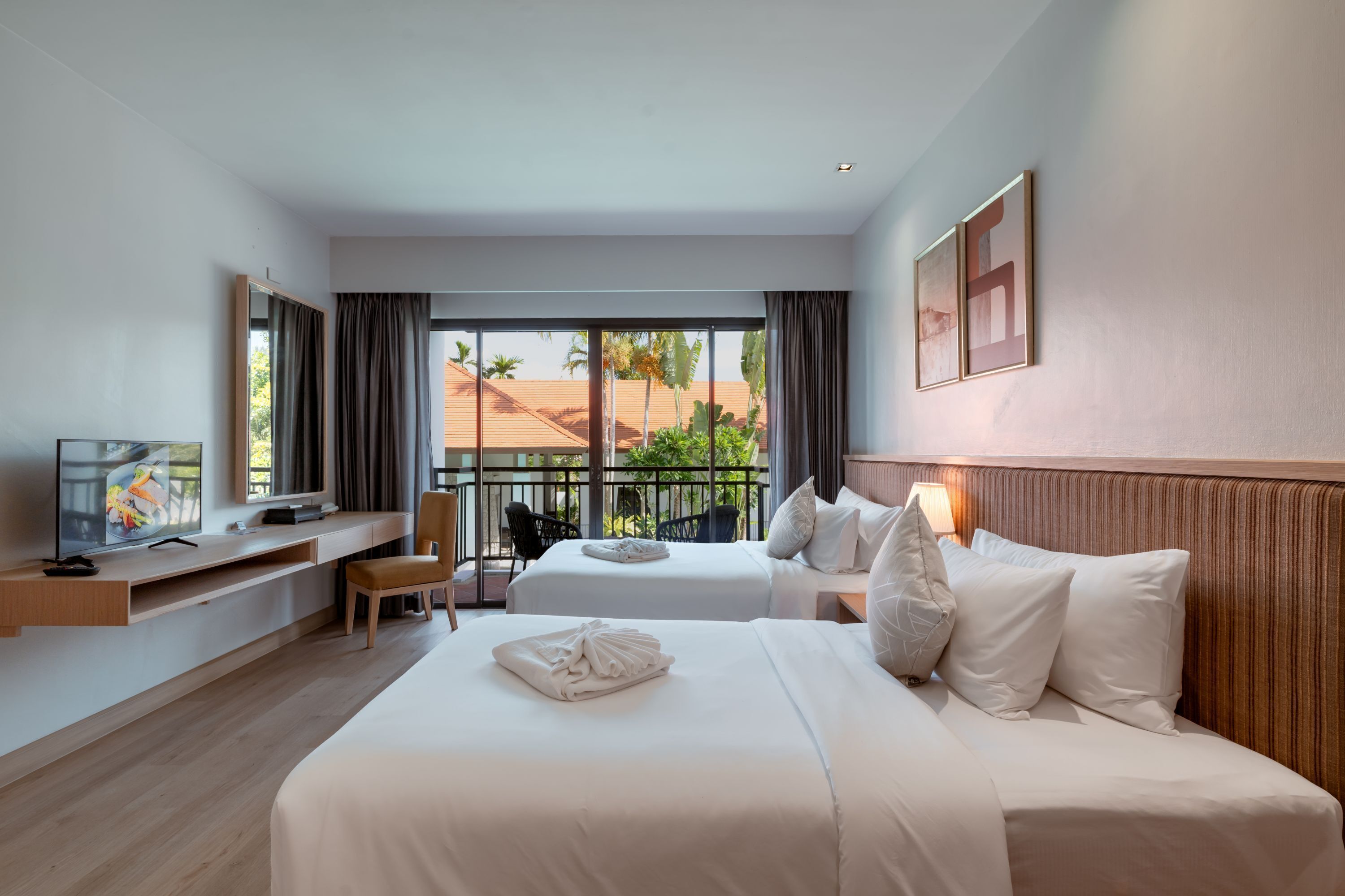 Deluxe-Zimmer, 2 Schlafzimmer, Poolblick